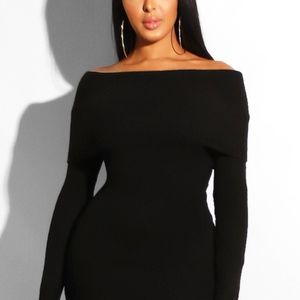 Touch Dolls Dresses - Sexy Off Shoulder Sweater Dress - NEW! - Medium Touch Dolls Dresses - Sexy Off Shoulder Sweater Dress - NEW! - Medium